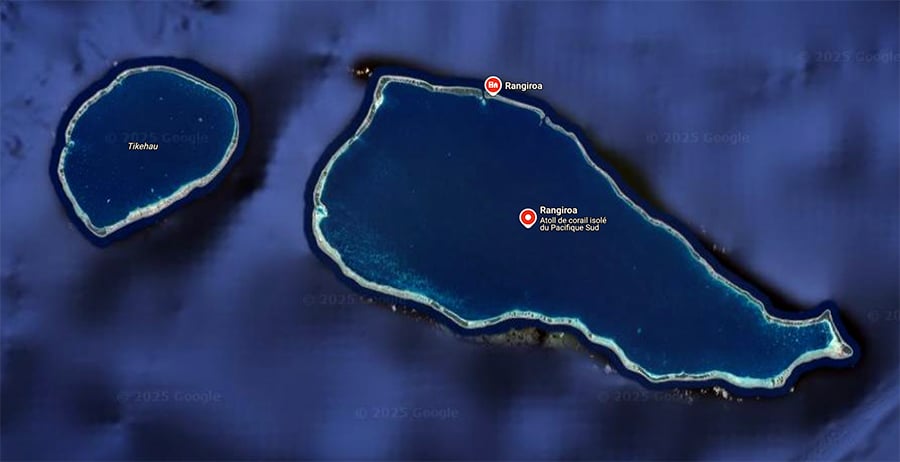 tikehau et rangiroa carte